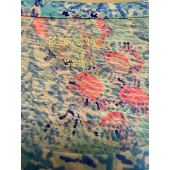 Lilly Pulitzer Etta Scoop Neck Tee - Picture 3 of 5